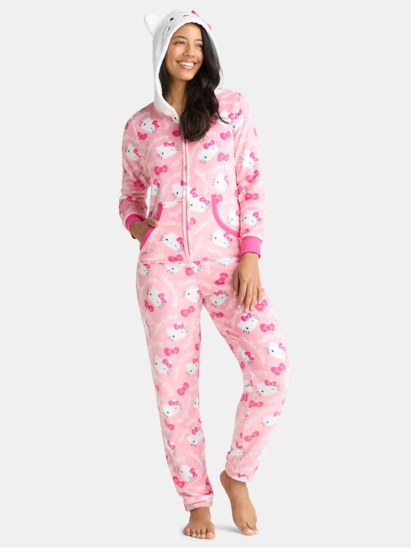 Hello Kitty Women's Graphic Union Suit, Sizes XS-3X