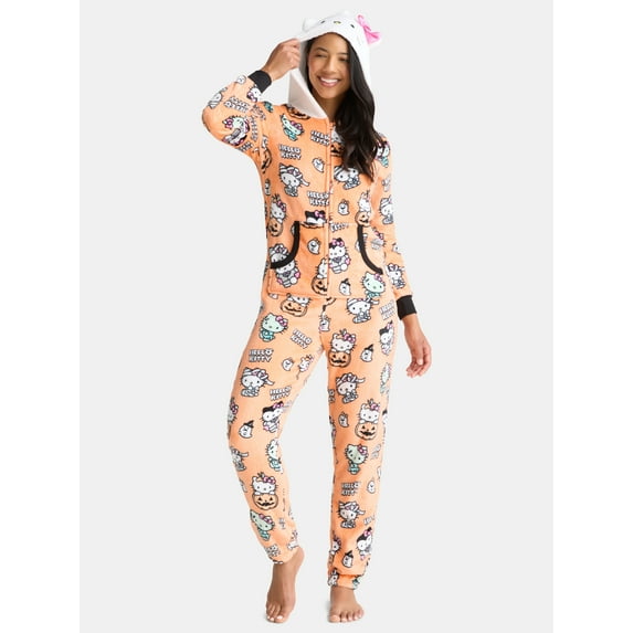 Hello Kitty Women's Graphic Union Suit, Sizes XS-3X