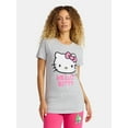 thumbnail image 1 of Hello Kitty Women's Maternity Graphic Tee with Short Sleeves, Sizes XS-XXL, 1 of 5