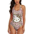 thumbnail image 1 of Hello Kitty Women's One Piece Swimsuit Athletic Training Swimwear Bathing Suit, 1 of 7