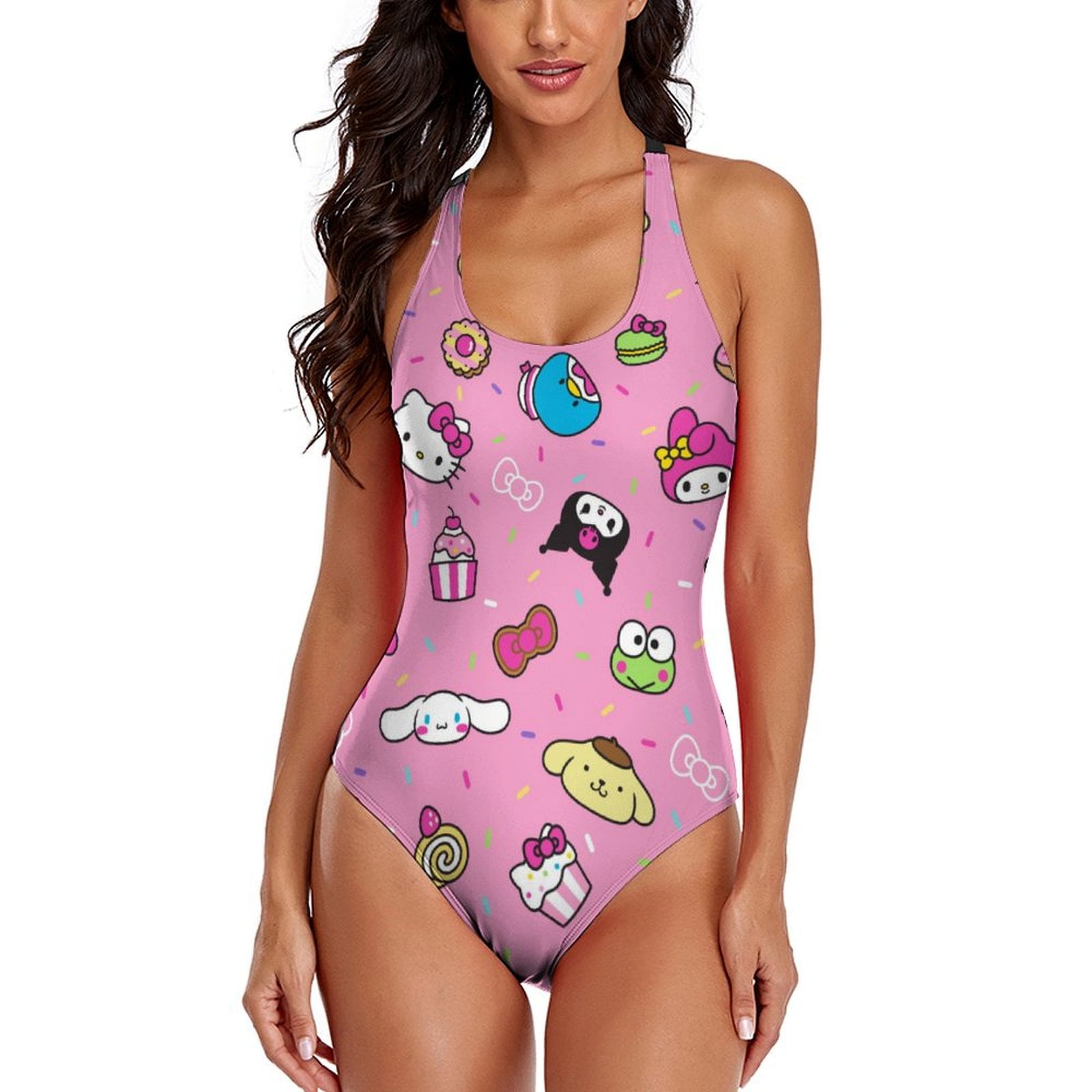 Hello kitty one piece swimsuit women's on sale