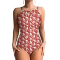 thumbnail image 1 of Hello Kitty Women's One Piece Swimsuit High Neck Tummy Control Swimwear Bathing Suit, 1 of 7
