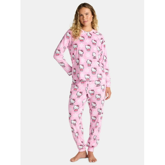 Hello Kitty Women's Pajama Set, 2-Piece, Sizes S to 3X