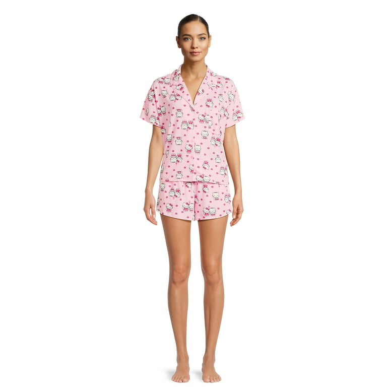 Hello Kitty Women's Pajama Set, 2-Piece, Sizes XS-3X