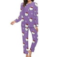 thumbnail image 1 of Hello Kitty Women's Pajama Sets Long Sleeve Pajamas Top And Pants Sleepwear Nightwear Soft Pjs Lounge Sets, 1 of 8