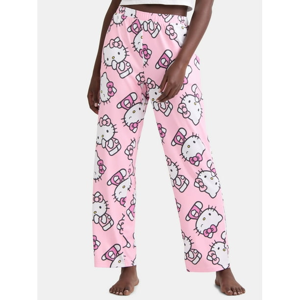Hello Kitty Women's Print Pajama Pants, Sizes XS-3XL - Walmart