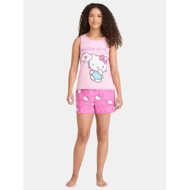 Hello Kitty Women's Tank Top and Shorts Pajama Set, 2-Piece, Sizes XS-3X