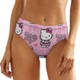 thumbnail image 1 of Hello Kitty Women's Underwear Low Rise Full Coverage Briefs Breathable Underpants Ladies Regular Plus Size Panties, 1 of 6