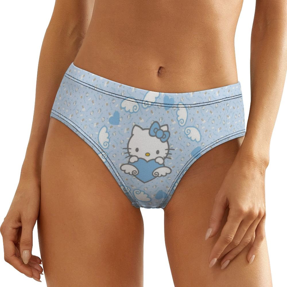 Hello Kitty Women's Underwear Low Rise Full Coverage Briefs