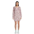 thumbnail image 1 of Hello Kitty Women's Velvet Henley Sleepshirt and Plush Socks Set, 2-Piece, Sizes XS-3X, 1 of 6