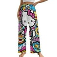 thumbnail image 1 of Hello Kitty Womens Comfy Pajama PJ Pants Lounge Pants Sleepwear Drawstring PJ Bottoms Pants, 1 of 7