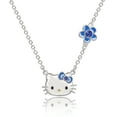 thumbnail image 1 of Hello Kitty Womens September Birthstone Necklace - Sapphire, 1 of 5