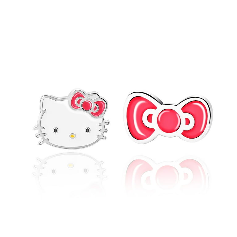Hello kitty clearance stud earrings