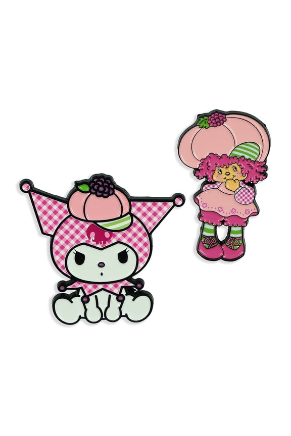 Hello Kitty X Kuromi Enamel Lapel Pin 2-Pack Set