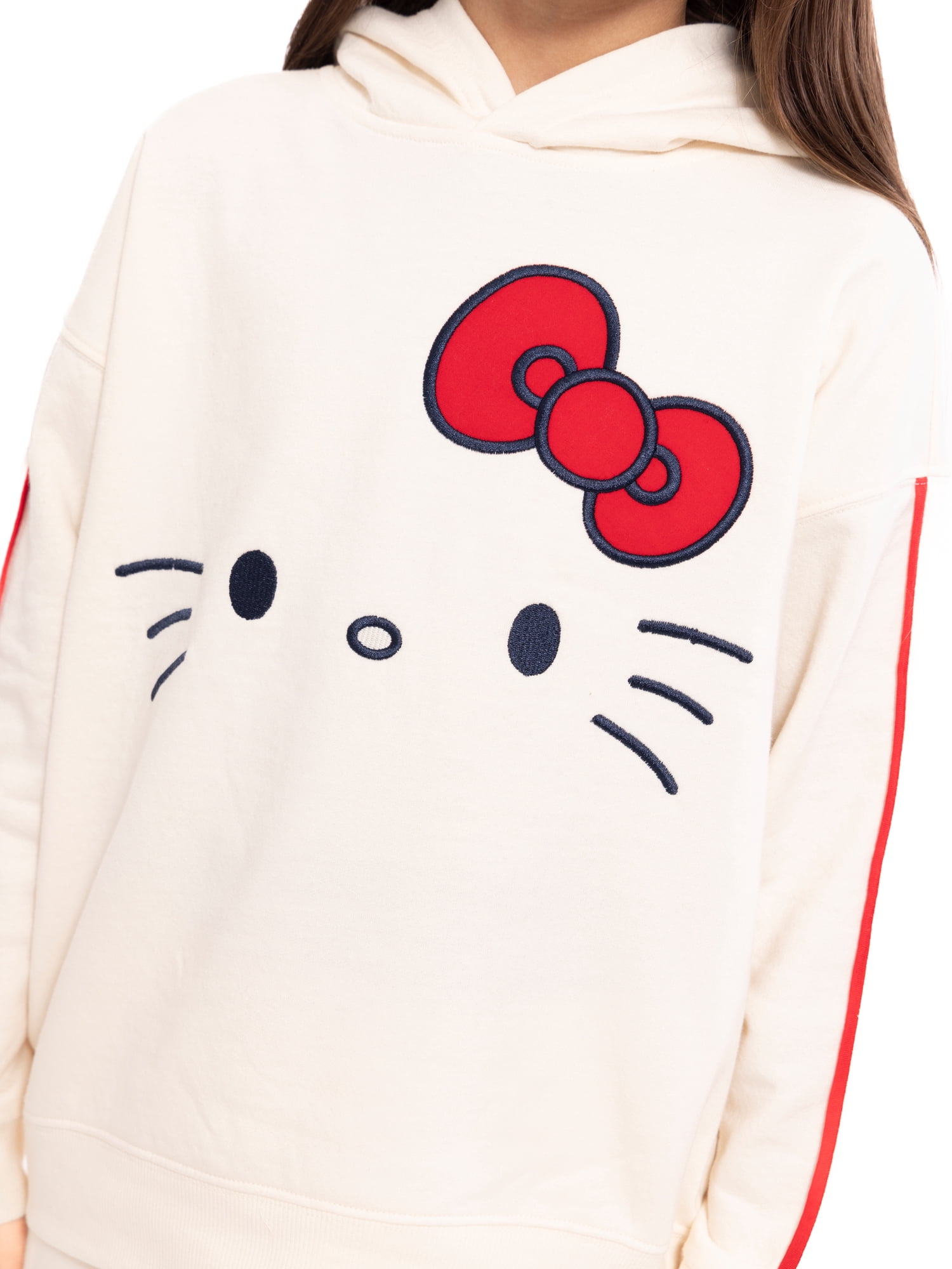 Wonder Nation Hello Kitty Baby and Toddler Girls Printed Graphic Hooded Sweatshirt, Sizes 12M-3T