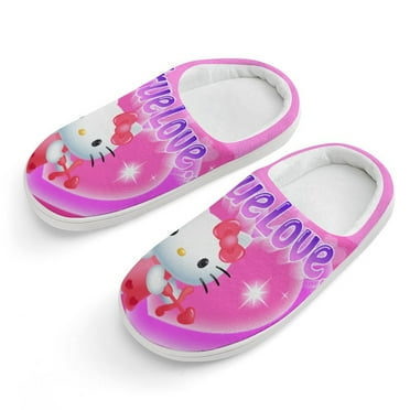 Hello Kitty Y2K House Slippers for Kids Girls Cute Warm Slippers 28-29 Hello Kitty Y2K Merch