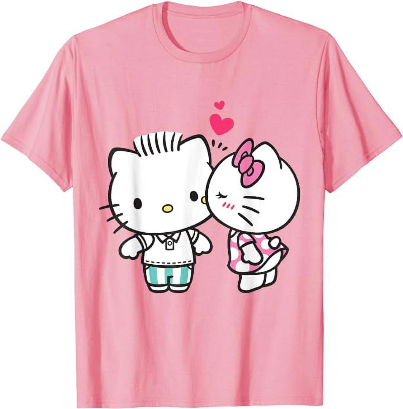 Hello Kitty and Dear Daniel Kiss T-Shirt, Cute Tee For Men Women Cat ...