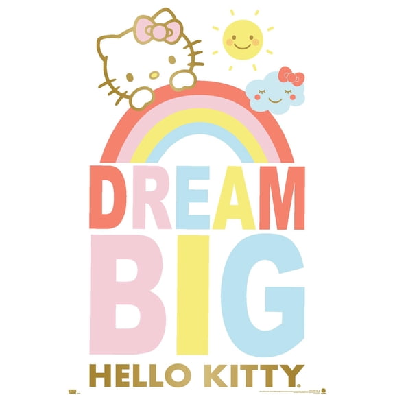 Hello Kitty and Friends: 19 Rainbow - Kitty Wall Poster, 22.375" x 34"