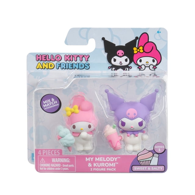 Hello Kitty® and Friends 2 Inch Figure Sweet & Salty 2 Figure Pack, My ...