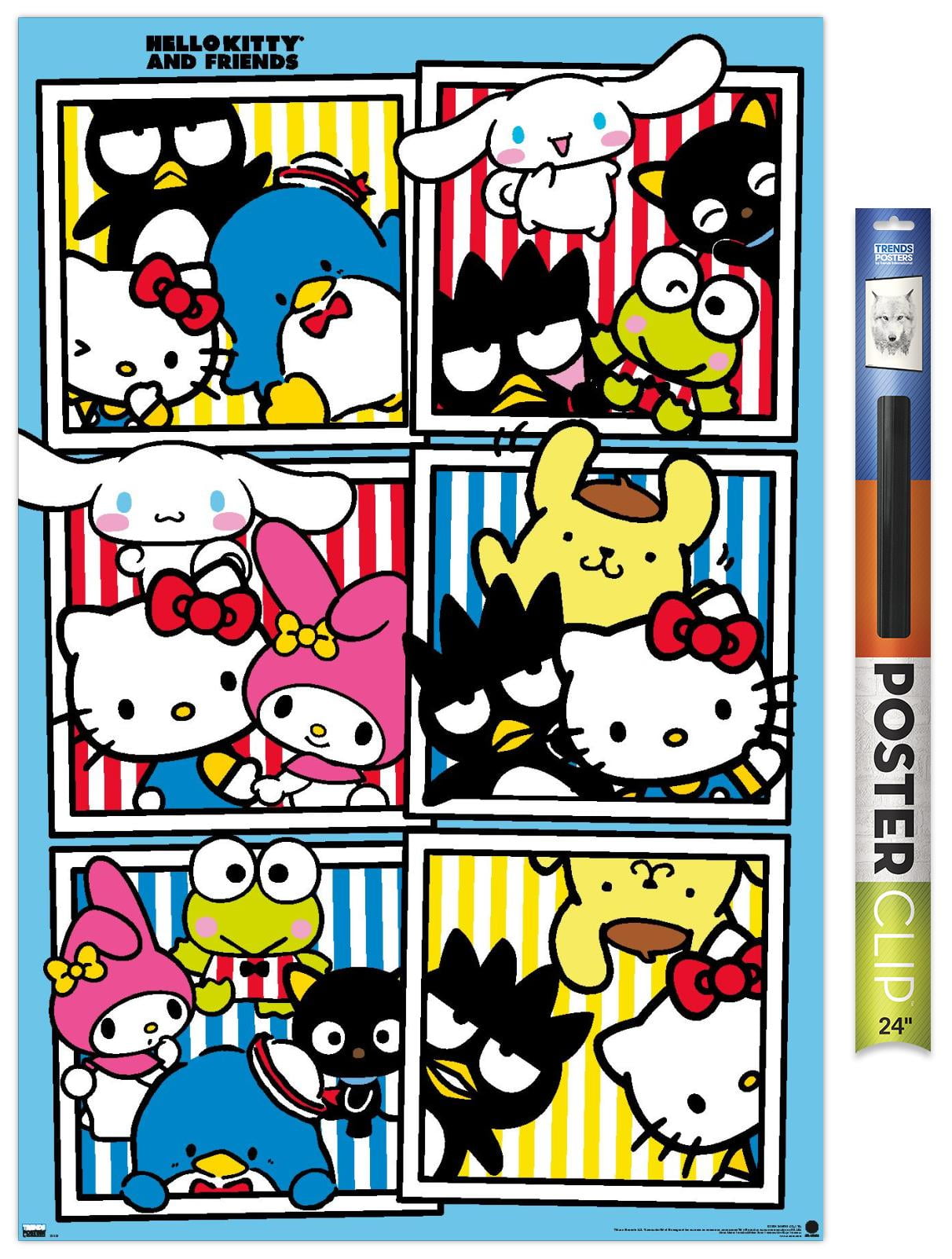 Hello Kitty and Friends: 21 Core - Group Photos Wall Poster with