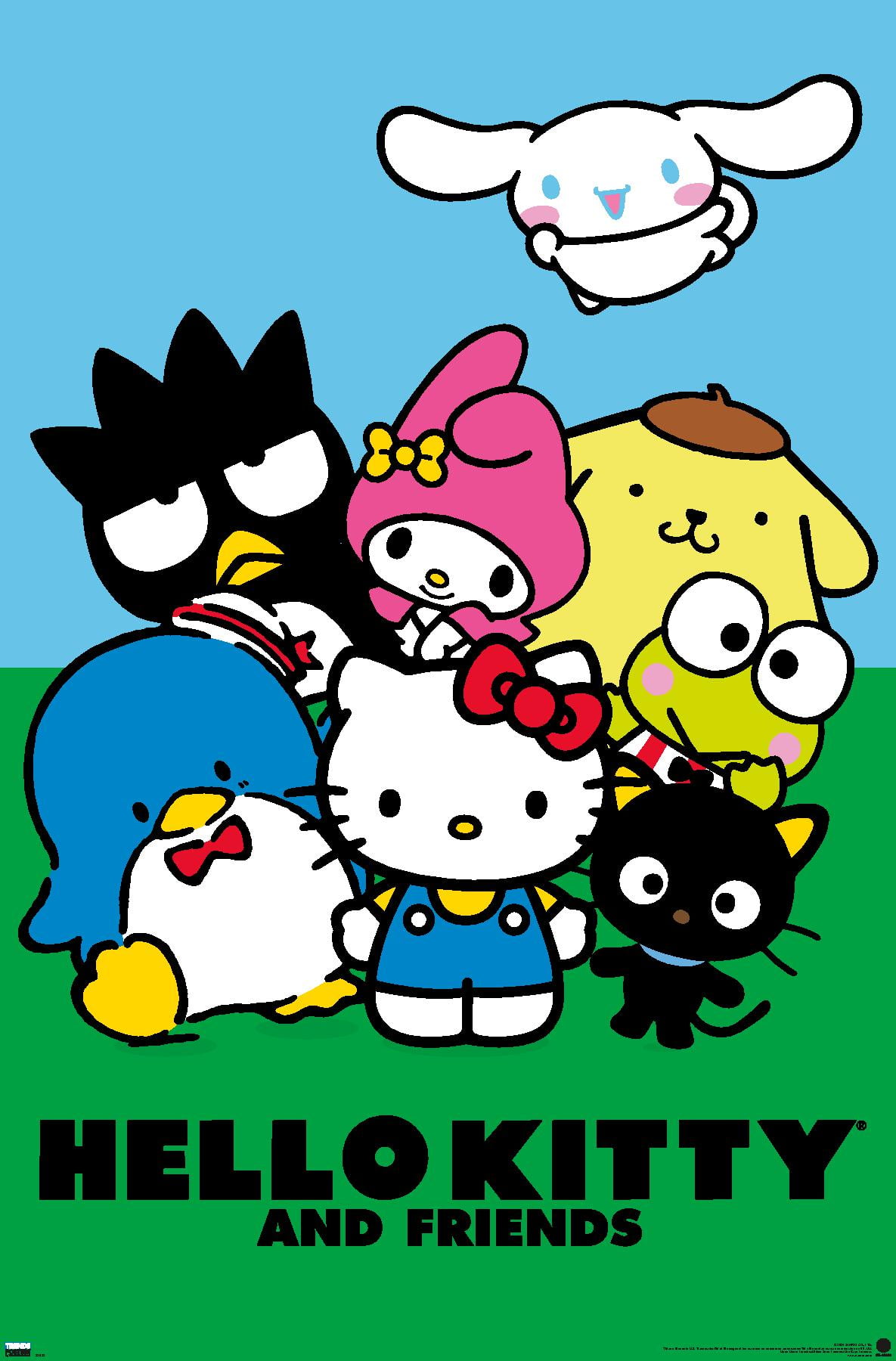 Hello Kitty and Friends: 21 Core - Standing Wall Poster, 22.375