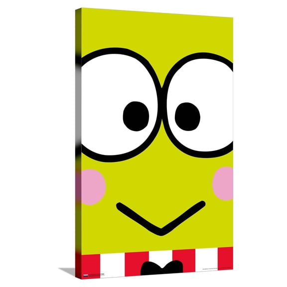 Hello Kitty and Friends: 21 Over The Top - Keroppi Canvas Wall Poster, 22.375" x 34"