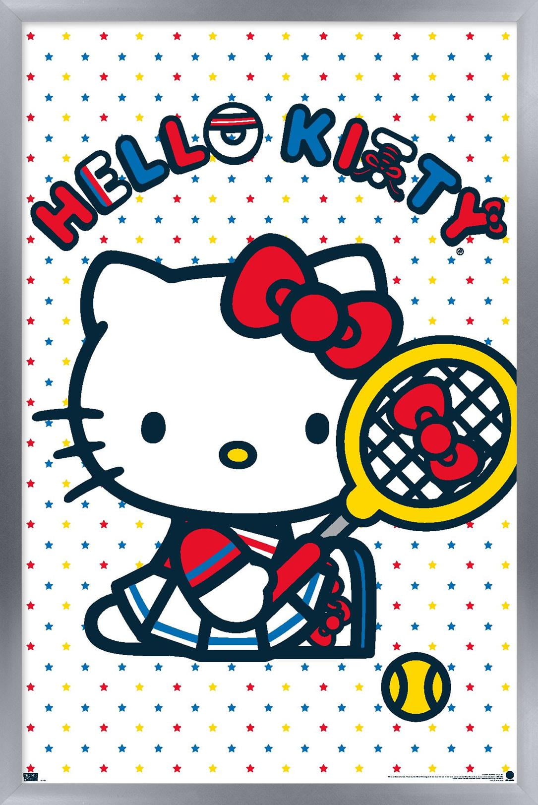 Hello Kitty and Friends: 21 Sports - Kitty Tennis Wall Poster