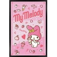 thumbnail image 1 of Hello Kitty and Friends: 23 My Favorite Flavor - My Melody Wall Poster, 14.725" x 22.375" Framed, 1 of 5