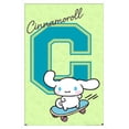 thumbnail image 1 of Hello Kitty and Friends: 24 College Letter - Cinnamoroll Wall Poster, 14.725" x 22.375" Framed, 1 of 5