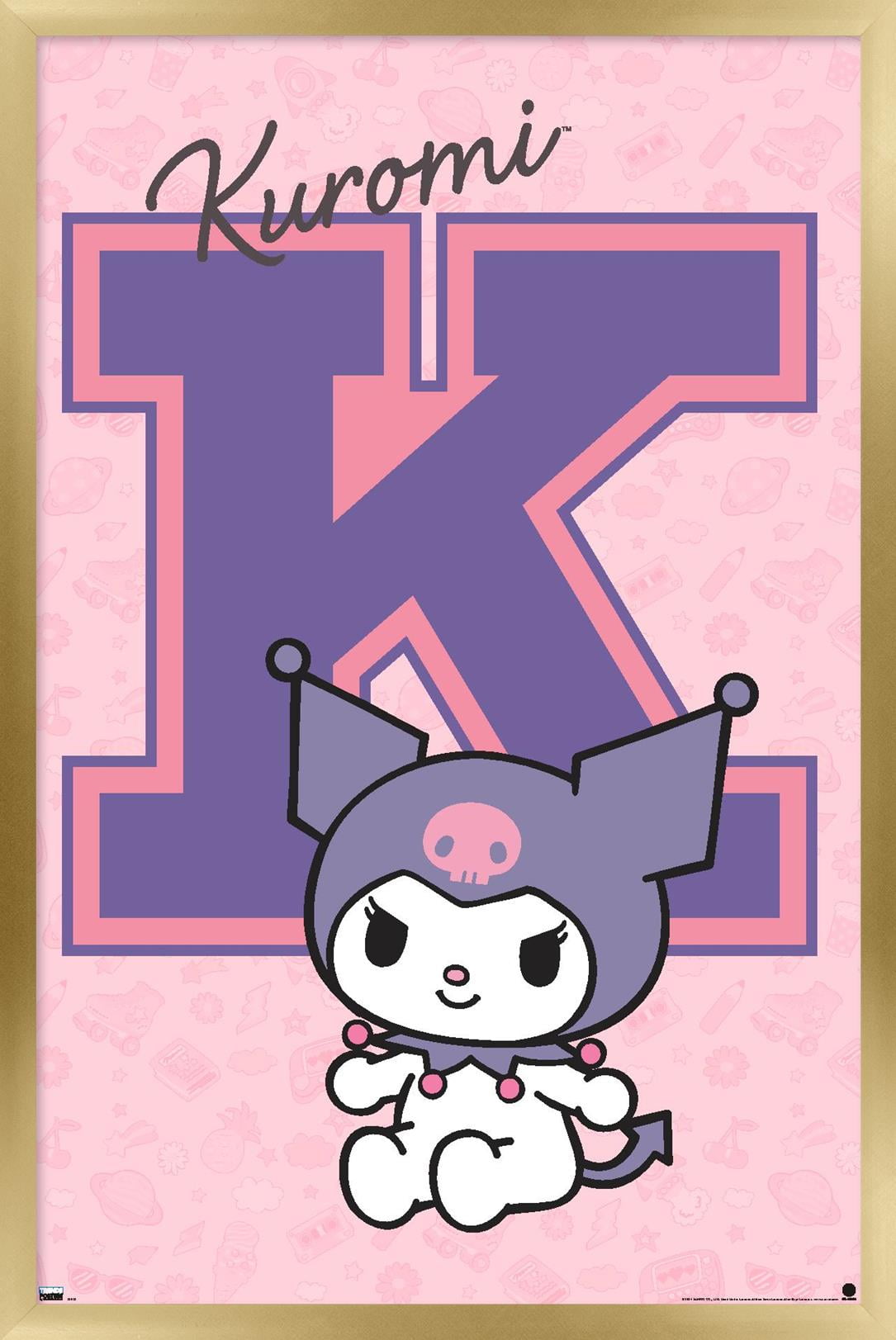 Hello Kitty and Friends: 24 College Letter - Kuromi Wall Poster