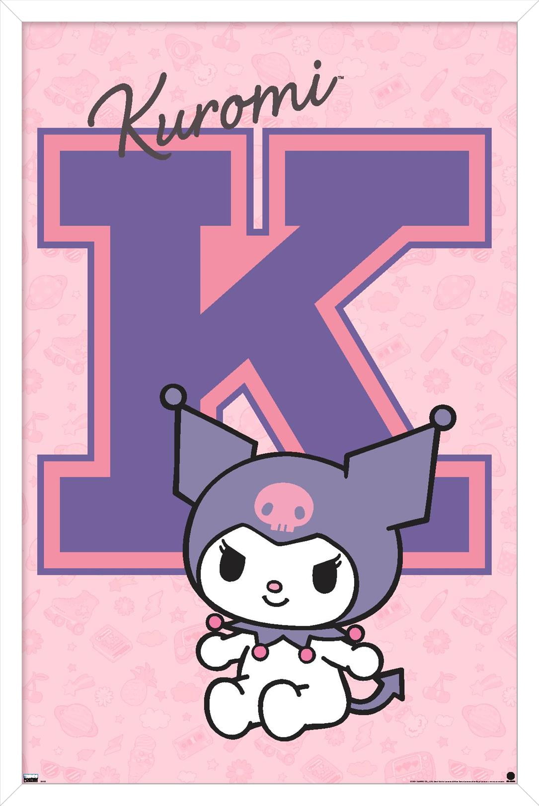 Hello Kitty and Friends: 24 College Letter - Kuromi Wall Poster