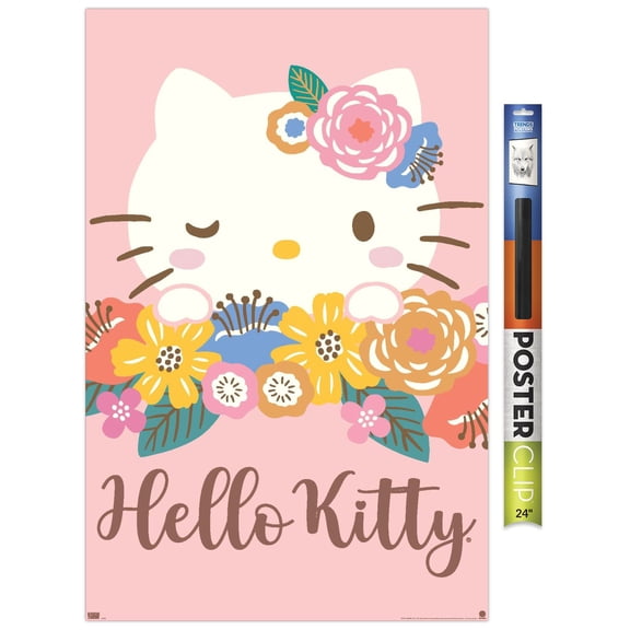 Hello Kitty and Friends: 24 Flowers - Hello Kitty Wall Poster, 22.375" x 34"