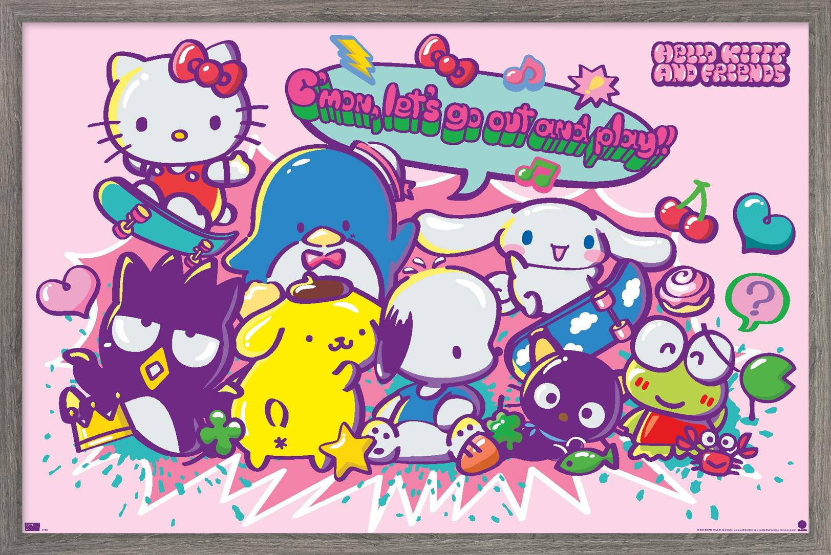 Hello Kitty and Friends: 24 Tokyo Skate Group Play Wall Poster, 14.725 ...