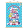 thumbnail image 1 of Hello Kitty and Friends: 25 Sweet Cupcakes - Group Wall Poster with Magnetic Frame, 22.375" x 34", 1 of 5