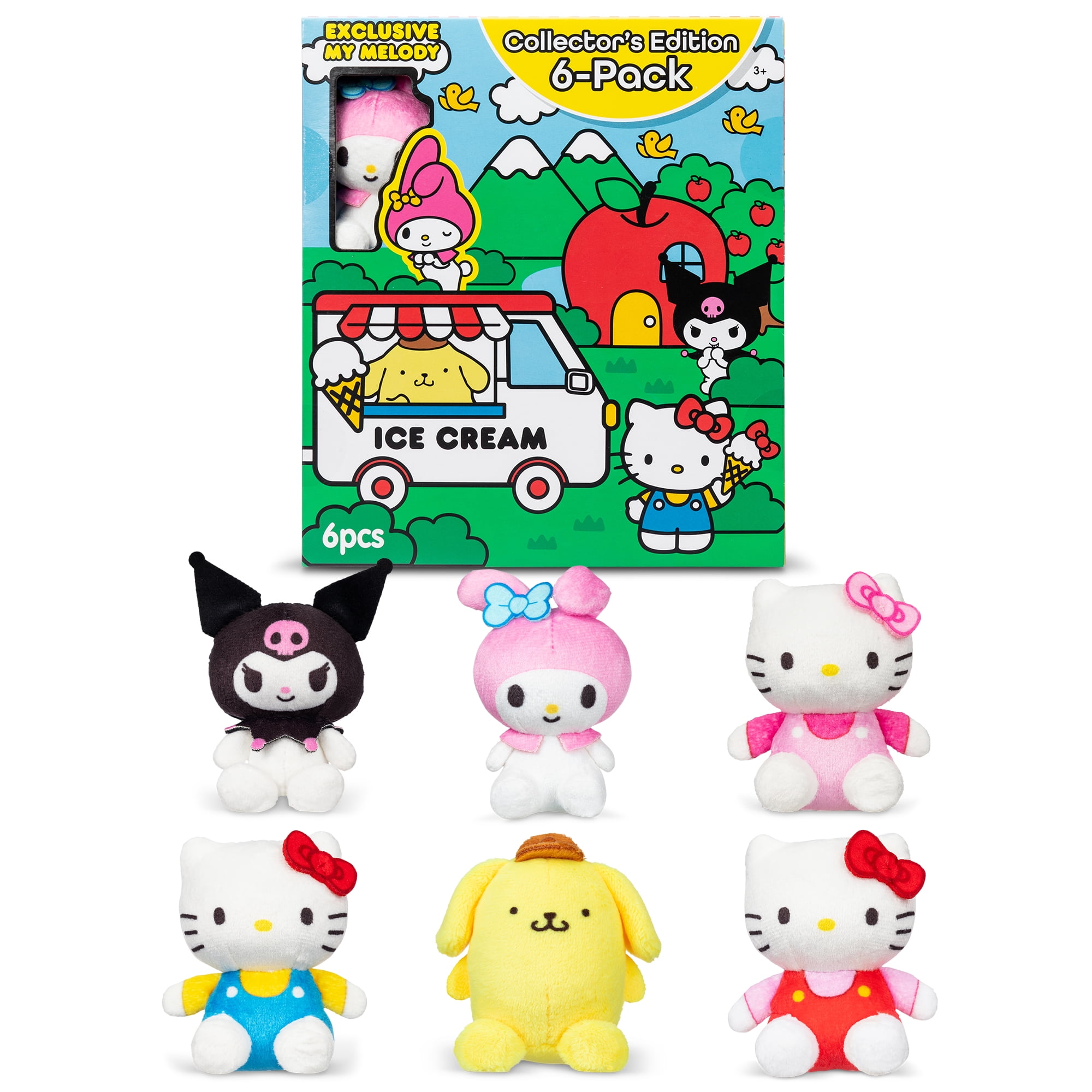 Hello Kitty and Friends 6 Pack - Miniature Plush Figure