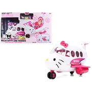 Hello Kitty and Friends Airplane Set with 3 Figures Model by Jada
