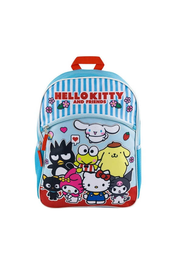 and Friends Backpack - 16" - Deluxe - Blue - Microsilk