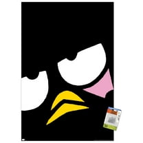 Hello Kitty and Friends - Badtz-Maru Close-Up Wall Poster with Pushpins, 22.375" x 34"