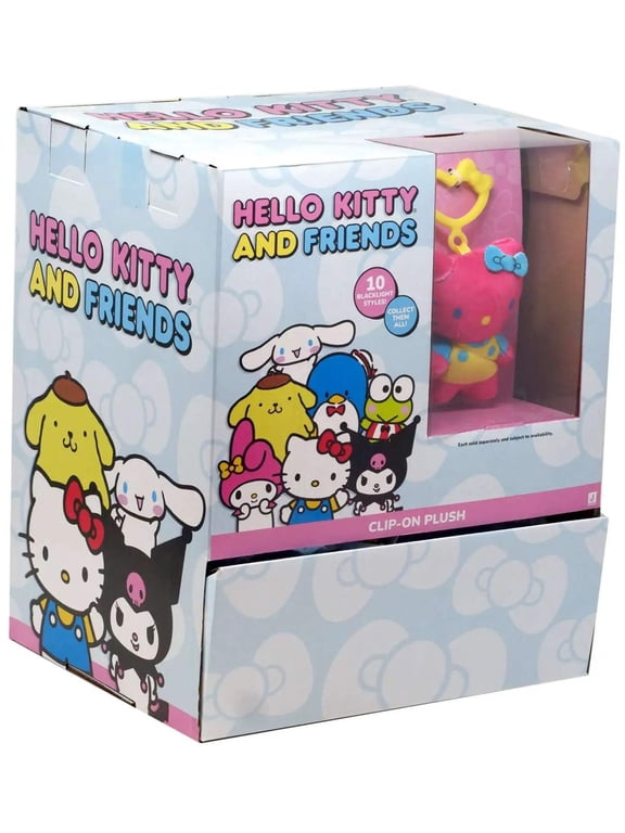 Sanrio Blacklight Clip-On Plush Mystery Pack