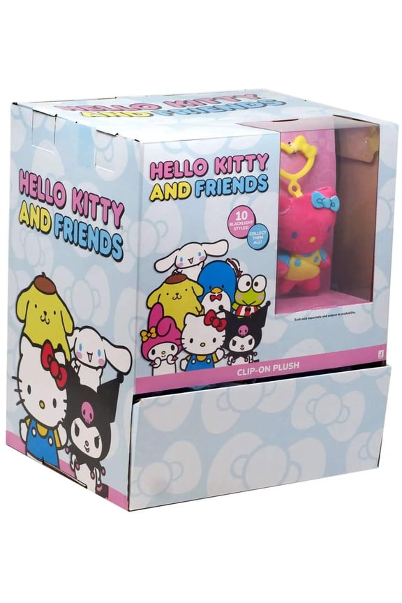 Sanrio Blacklight Clip-On Plush Mystery Pack