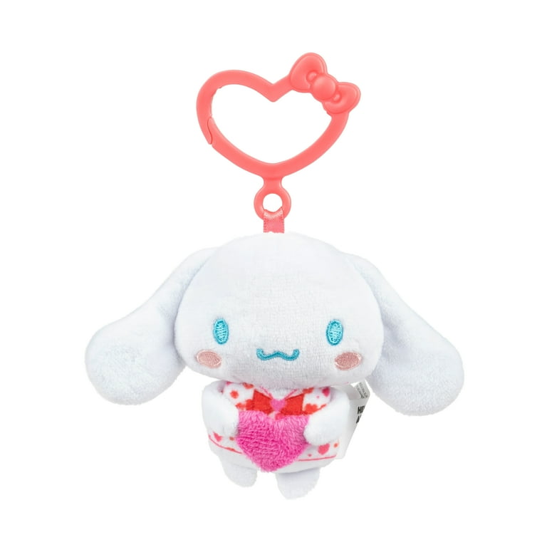 Hello Kitty and Friends Cinnamoroll 3 inch Clip On Plush Valentine