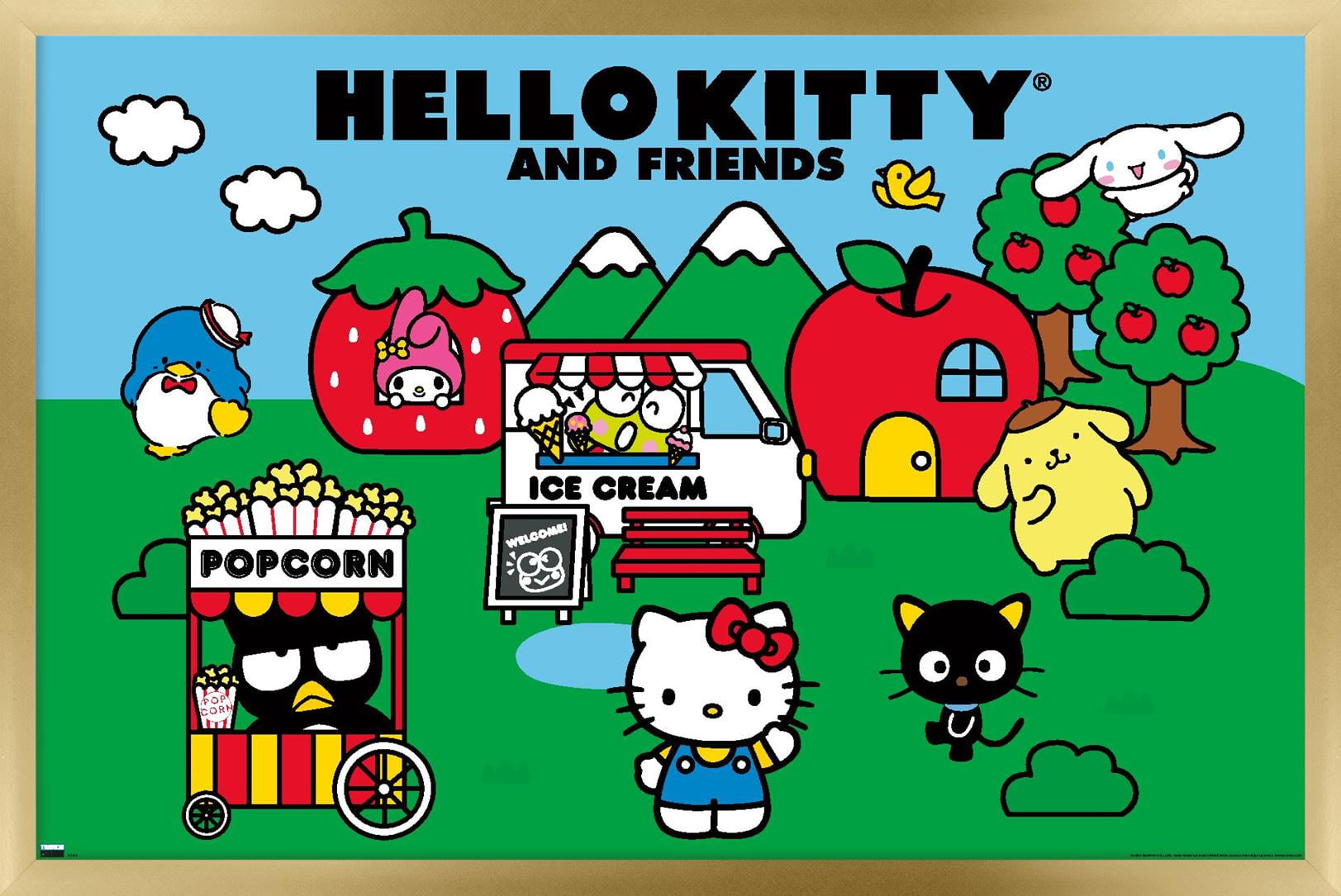 Fotomurais - Painéis Decorativos - Hello Kitty Friends FT1472