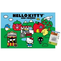 Hello Kitty and Friends - Field Wall Poster with Push Pins, 14.725" x 22.375"