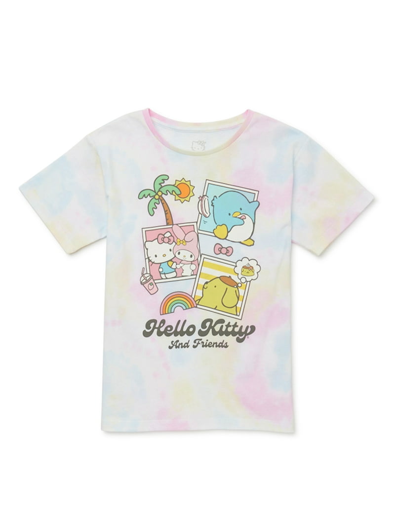 Hello Kitty and Friends Girls Short Sleeve Graphic T-Shirt, Sizes