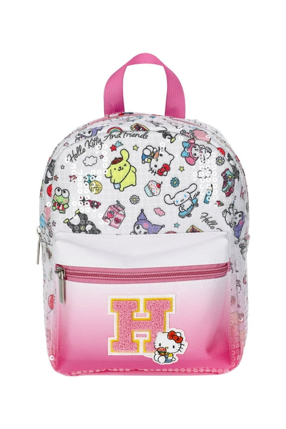 Hello Kitty and Friends Girls Mini Backpack, Pink/Multi