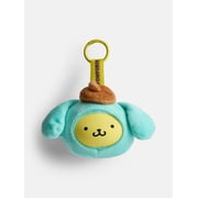 Hello Kitty and Friends Girls Pompompurin Plush Bag Charm, Green