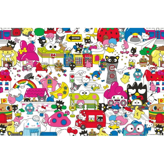 Hello Kitty and Friends: Hello - Group Wall Poster, 22.375" x 34"