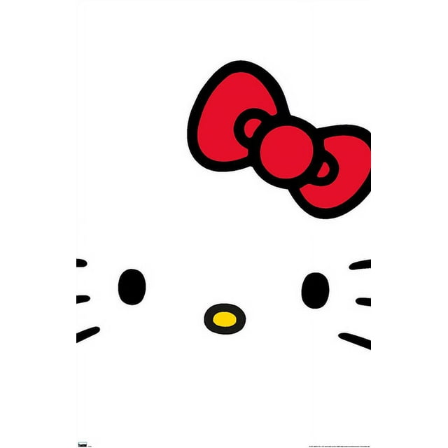 Hello Kitty and Friends - Hello Kitty Close-Up Wall Poster, 14.725" x ...