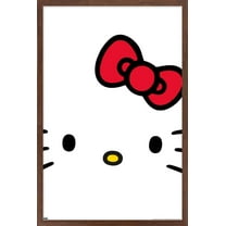Hello Kitty - Punk Wall Poster with Magnetic Frame, 22.375 x 34