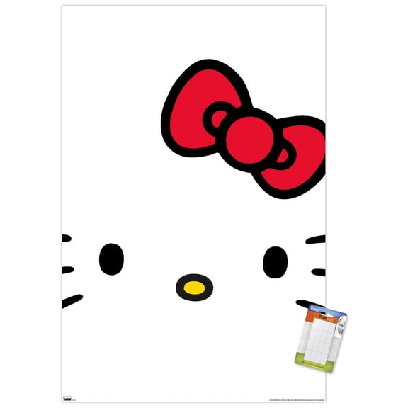 Hello Kitty and Friends - Hello Kitty Close-Up Wall Poster, 22.375" x 34"